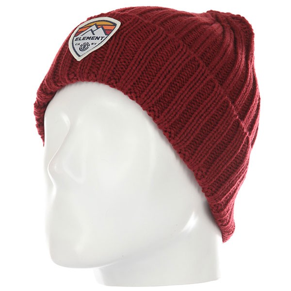 фото Шапка element counter beanie brick red