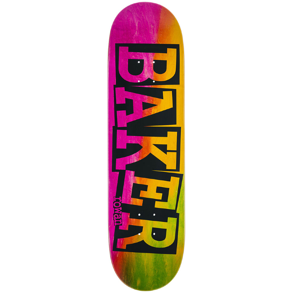 фото Дека для скейтборда baker rz ribbon name rainbow 8.38 дюйм