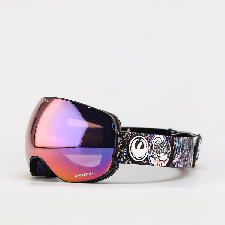 Маска горнолыжная DRAGON X2 Schoph Dap 20/Ll Purple Ion + Ll Amber 2021, фото 3