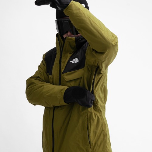 Куртка для сноуборда мужская THE NORTH FACE M Fourbarrel Tri Jkt FIR GREEN/TNF BLACK 2021, фото 6