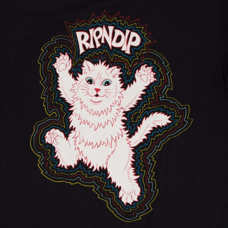 Футболка RIPNDIP Big Pussy Energy Tee Black фото 3