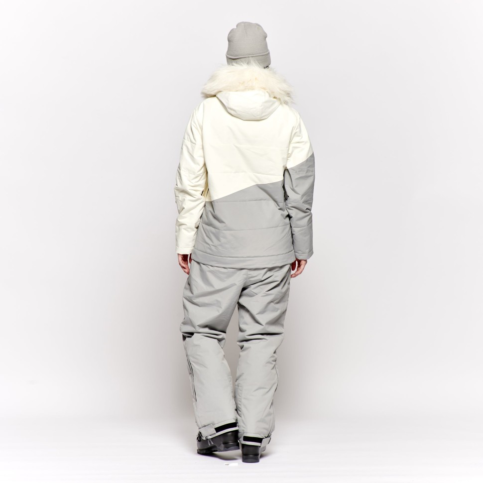 фото Комбинезон горнолыжный женский oneskee parka grey/egret 2024