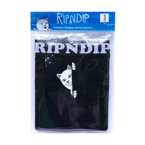 Трусы RIPNDIP Peek A Nermal Boxers FW25 Black, фото 1