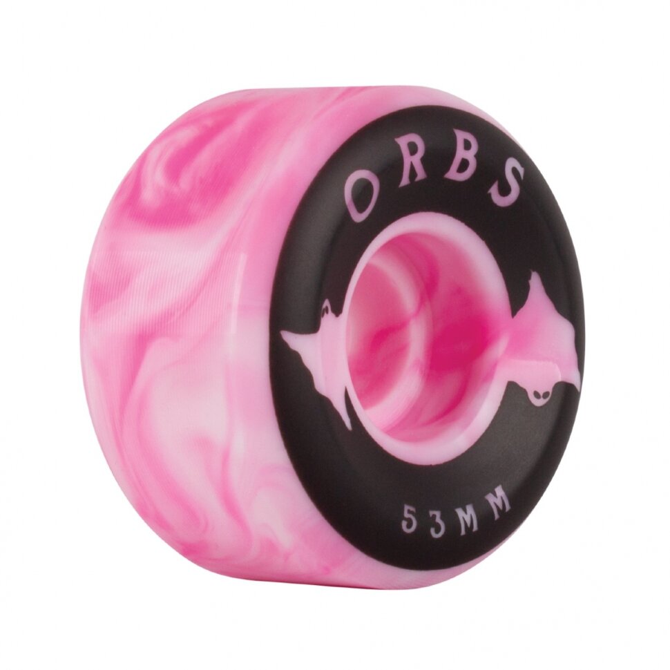 фото Колеса для скейтборда orbs specters swirls pink/white 53мм 99а 2022