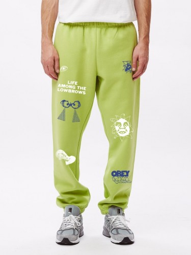 Спортивные брюки OBEY Chosen All Eyez Sweatpants Key Lime 2020, фото 1