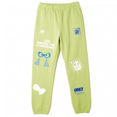 Спортивные брюки OBEY Chosen All Eyez Sweatpants Key Lime 2020, фото 3