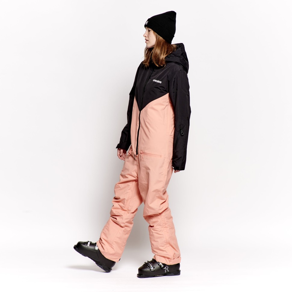 Комбинезон горнолыжный женский ONESKEE Mark Vii Black/Coral 2024 фото 5