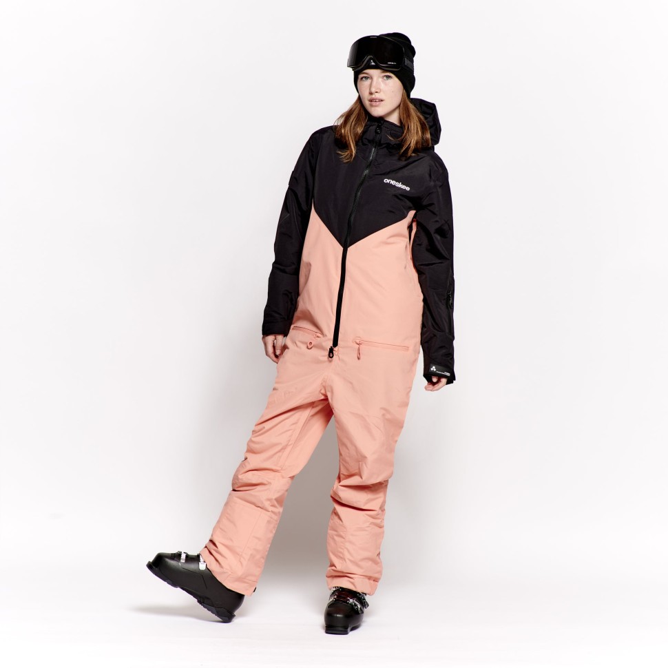 Комбинезон горнолыжный женский ONESKEE Mark Vii Black/Coral 2024 фото 2