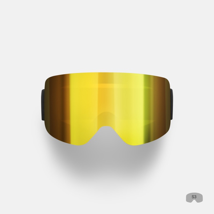 Маска горнолыжная WHITELAB Team One FW25 Gold, фото 1