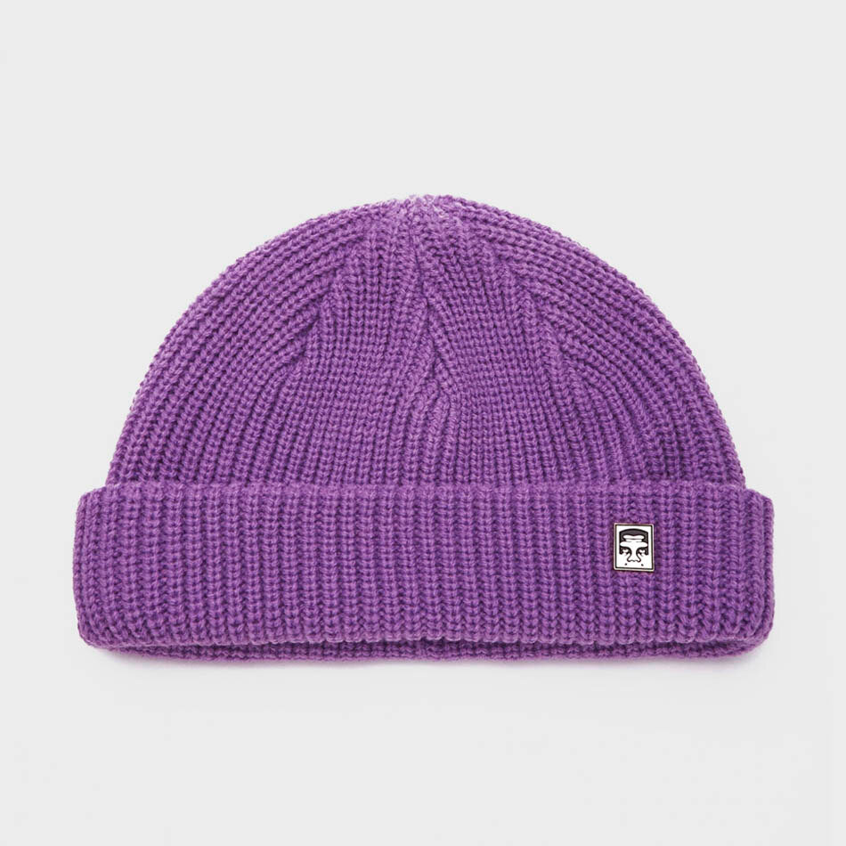 фото Шапка obey micro beanie orchid 2022