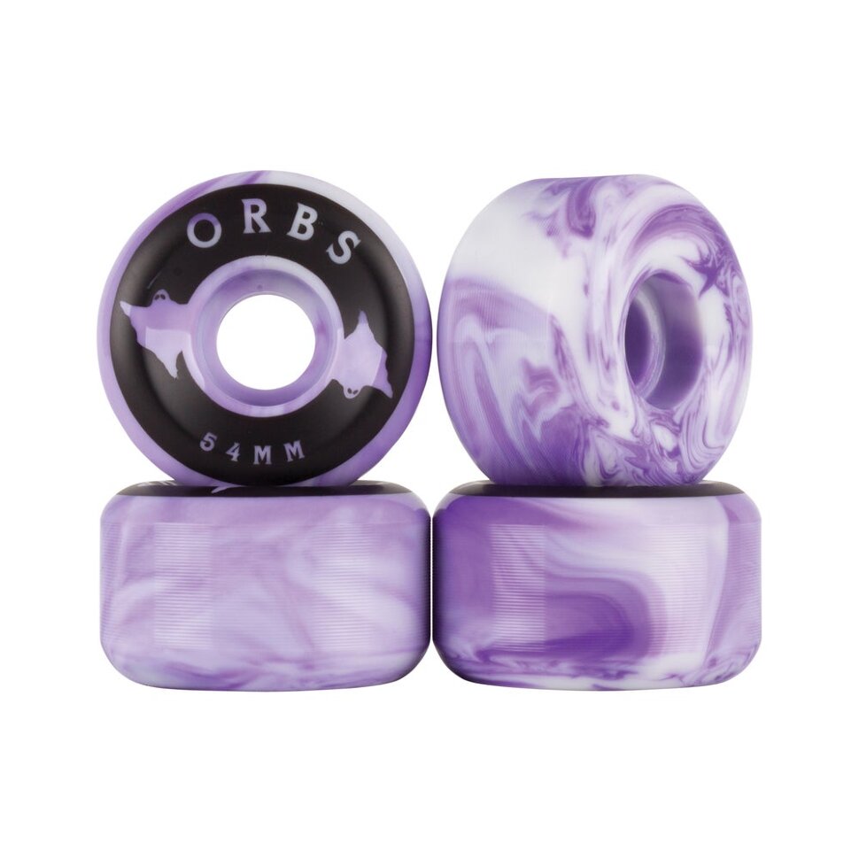 Колеса для скейтборда ORBS Specters Swirls Purple/White 54мм 2022