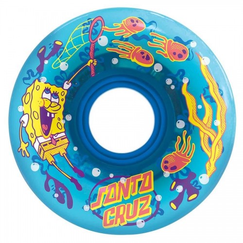 Колеса для скейтборда SANTA CRUZ Spongebob Jellyfishing Assorted 60  мм 78a 2020, фото 1