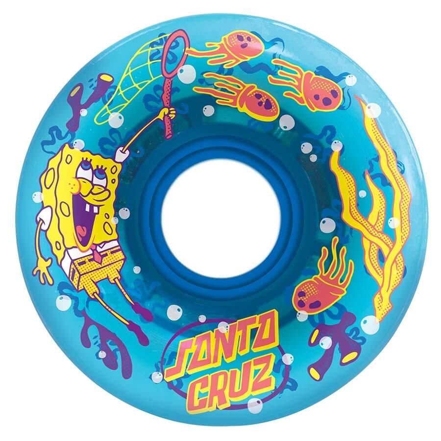 фото Колеса для скейтборда santa cruz spongebob jellyfishing assorted 60 мм 78a 2020