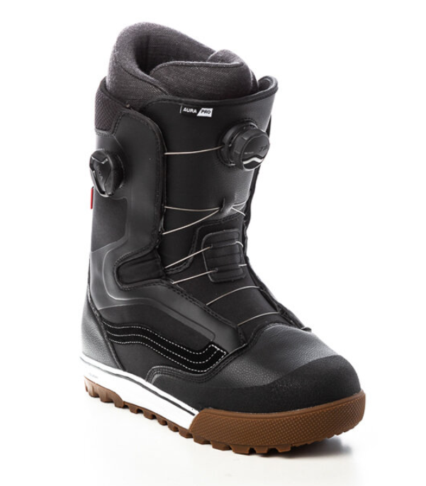 Ботинки для сноуборда мужские VANS Aura Pro Black/White 2021 192361767545, размер 8