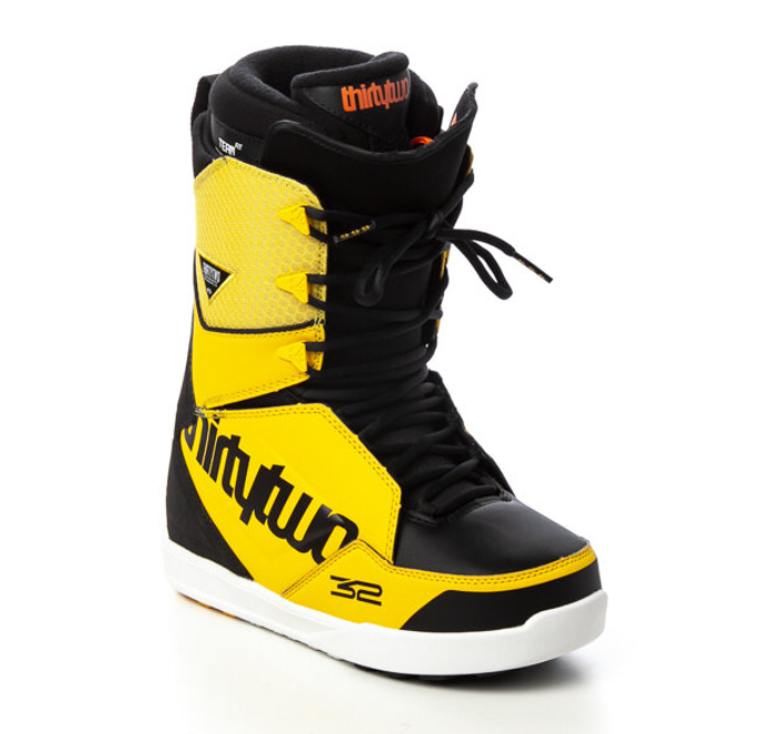 фото Ботинки для сноуборда мужские thirtytwo lashed black/yellow 2021