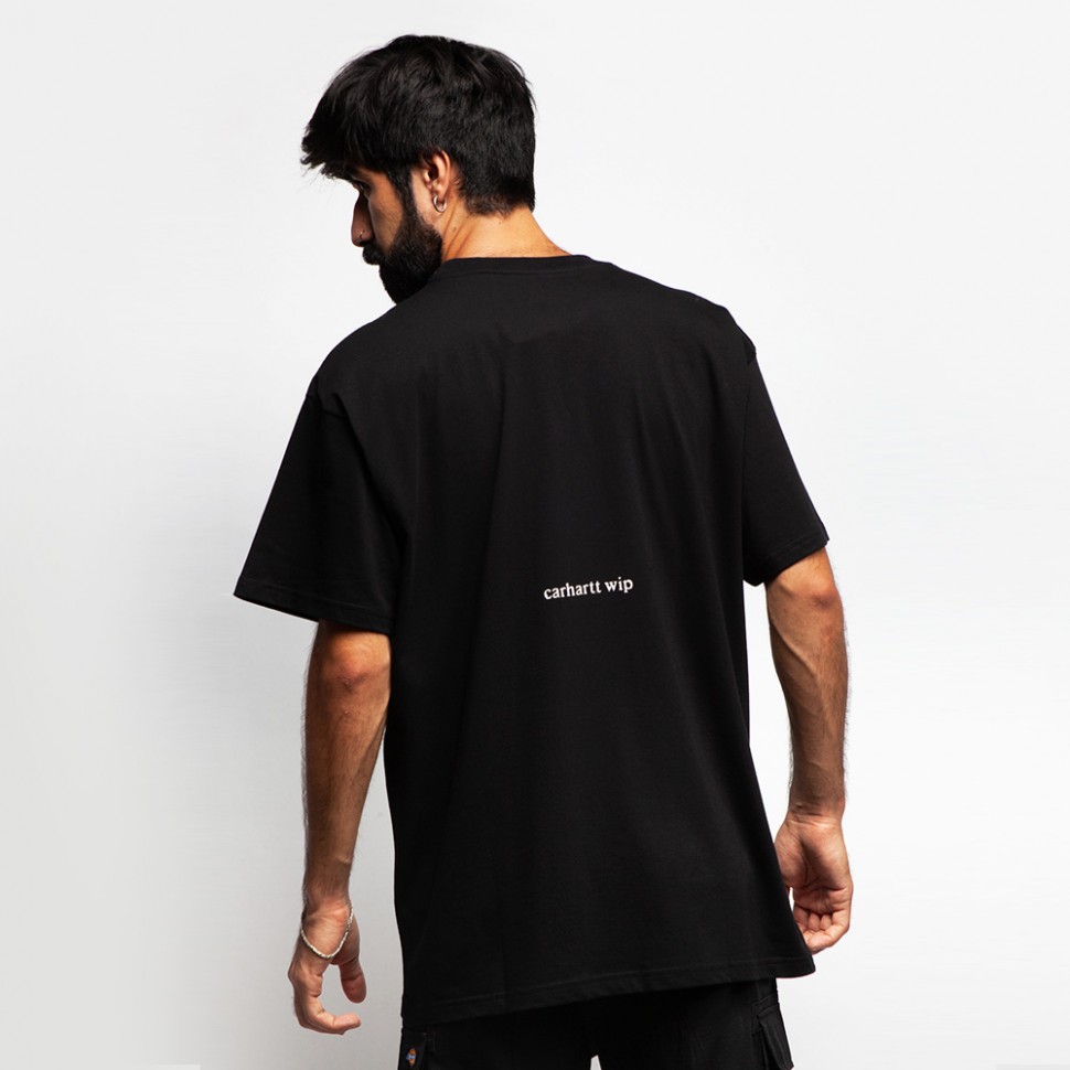 Футболка CARHARTT WIP S/S Simple Things T-Shirt Black 2021 4064958089728, размер S - фото 2