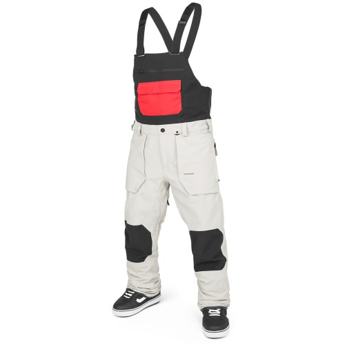 Брюки сноубордические VOLCOM Roan Bib Overall FW25 Stone, фото 1