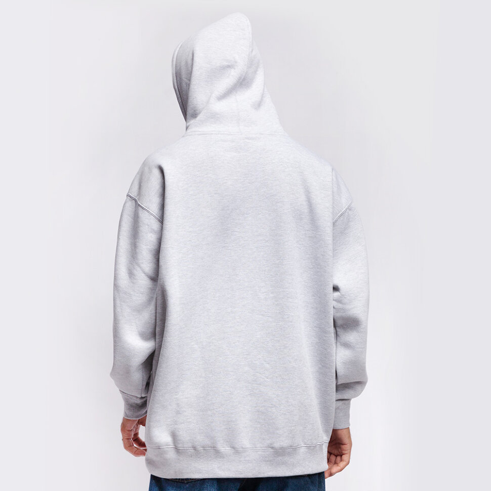 фото Толстовка с капюшоном alltimers embroidered bugged out broadway hoodie heather grey 2021