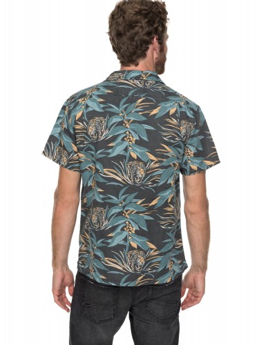 Рубашка мужская QUIKSILVER Alohatigerss M Raven Aloha Tiger, фото 3