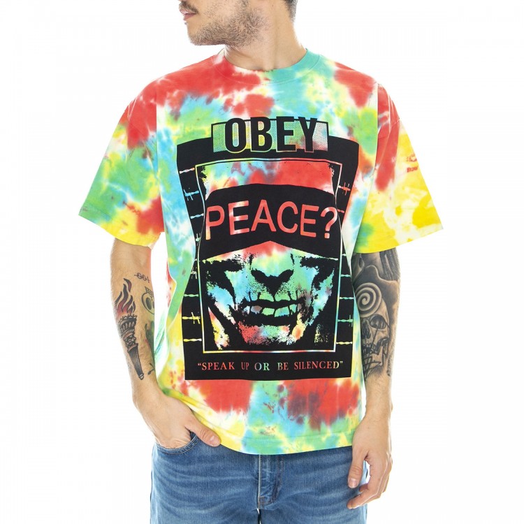 Футболка OBEY Speak Up Rainbow Blotch 2020, фото 1