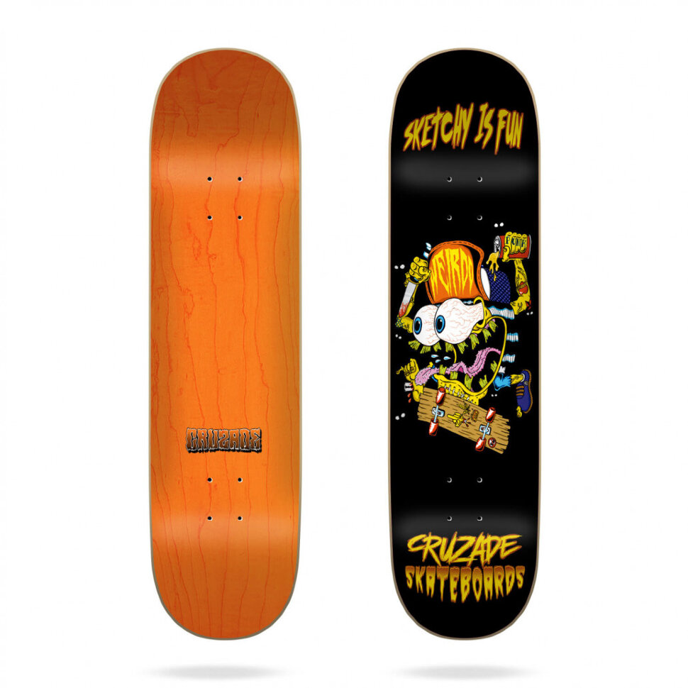 фото Дека для скейтборда cruzade sketchy is fun deck 8.625 дюйм 2022