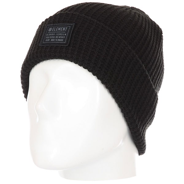 фото Шапка element cadet ii beanie flint black