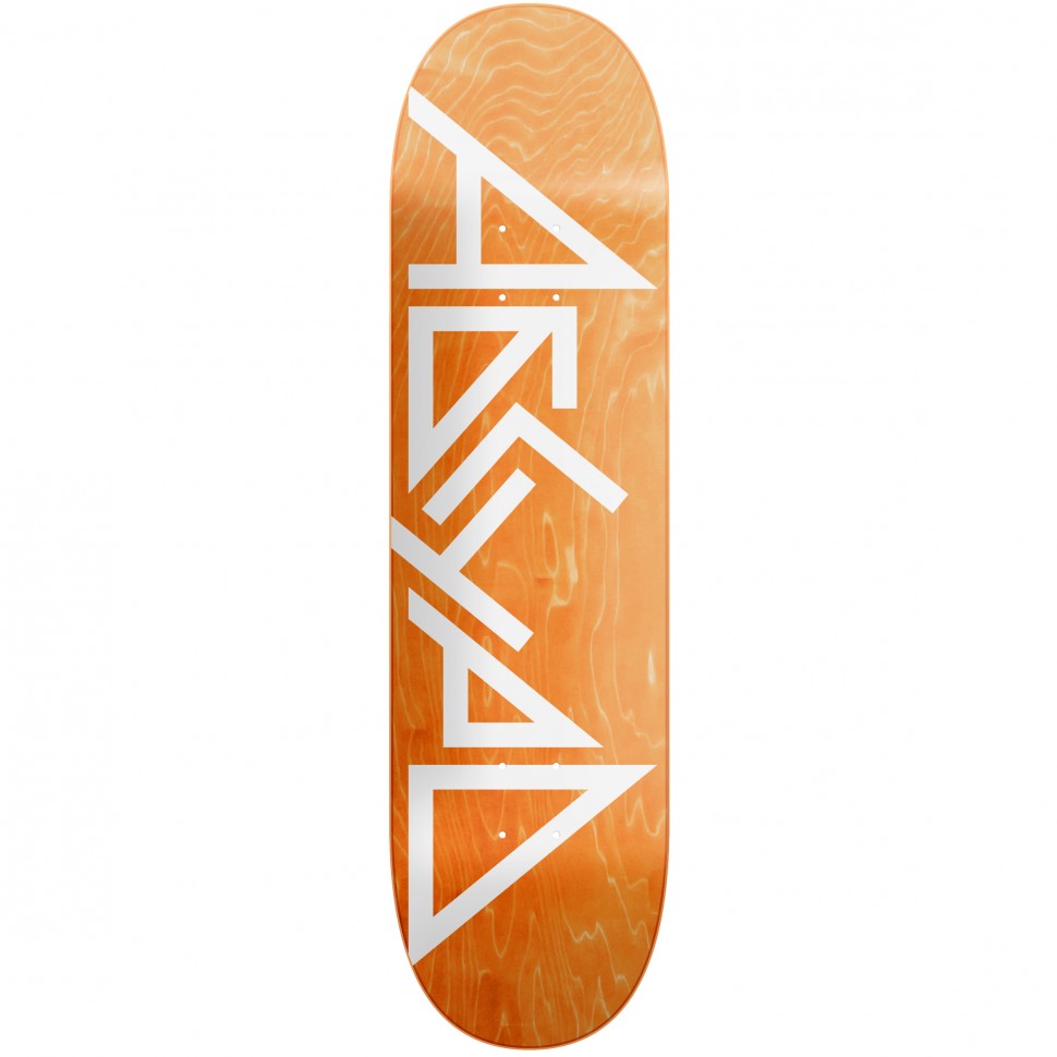 Дека для скейтборда АБСУРД Лого Orange 8.5 дюйм 2022 2071206433556 - фото 1