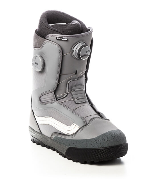 Ботинки для сноуборда мужские VANS Aura Pro Gray/Marshmallow 2021 192361768658, размер 8 - фото 1