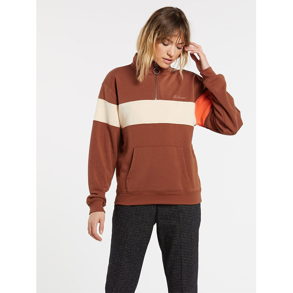 

Толстовка женская VOLCOM Short Staxx Pullover Coconut Shell 2021