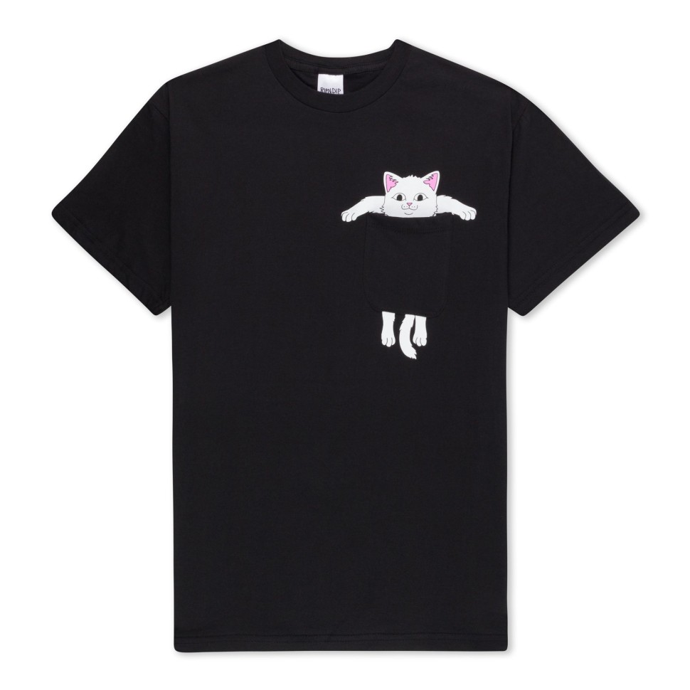 Футболка RIPNDIP Broke The Pocket Pocket Tee Black 2000000780634, размер S