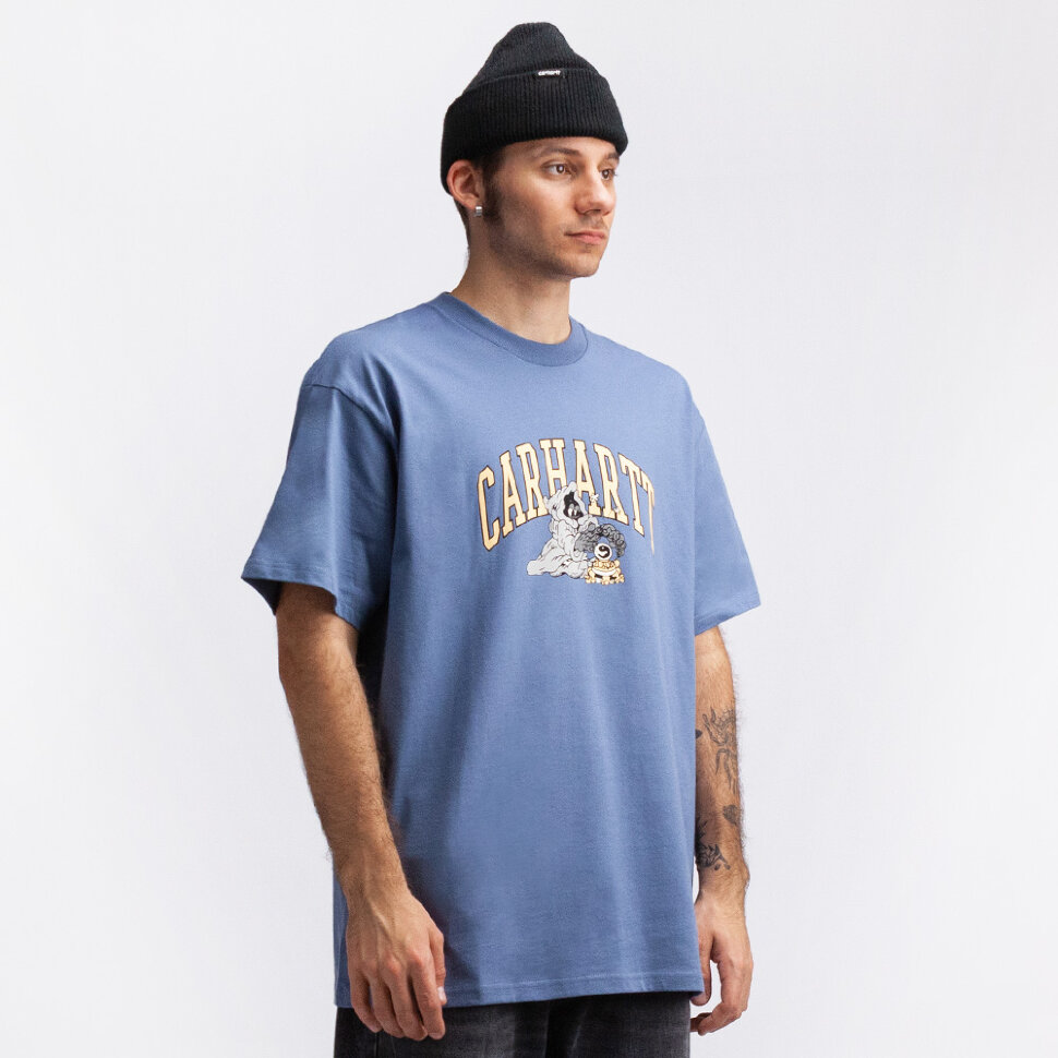 Футболка CARHARTT WIP S/S Kogankult Crystal T-Shirt Icesheet 2021 4064958078562, размер M - фото 1
