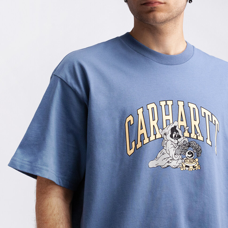 Футболка CARHARTT WIP S/S Kogankult Crystal T-Shirt Icesheet 2021 4064958078562, размер M - фото 3