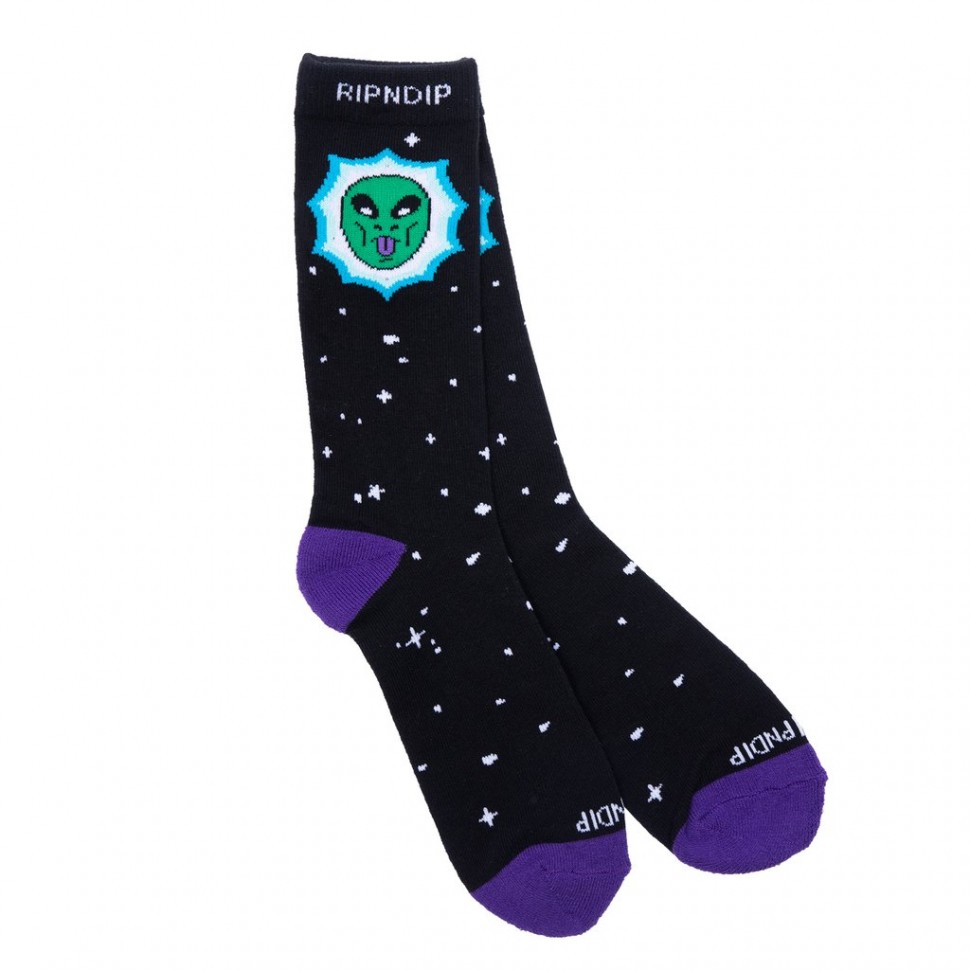 Носки RIPNDIP Nebula Socks Black 2021