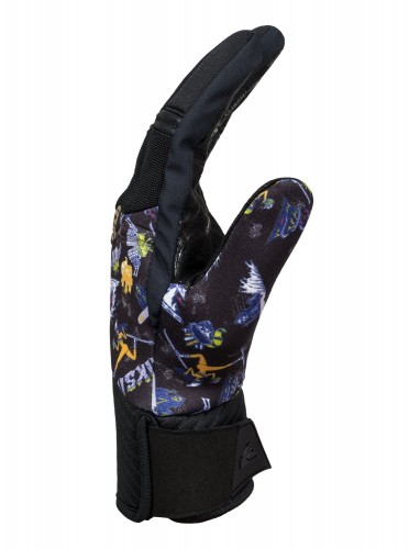 Перчатки QUIKSILVER Method Glove M Black_A Day At The Mountain Gl, фото 2