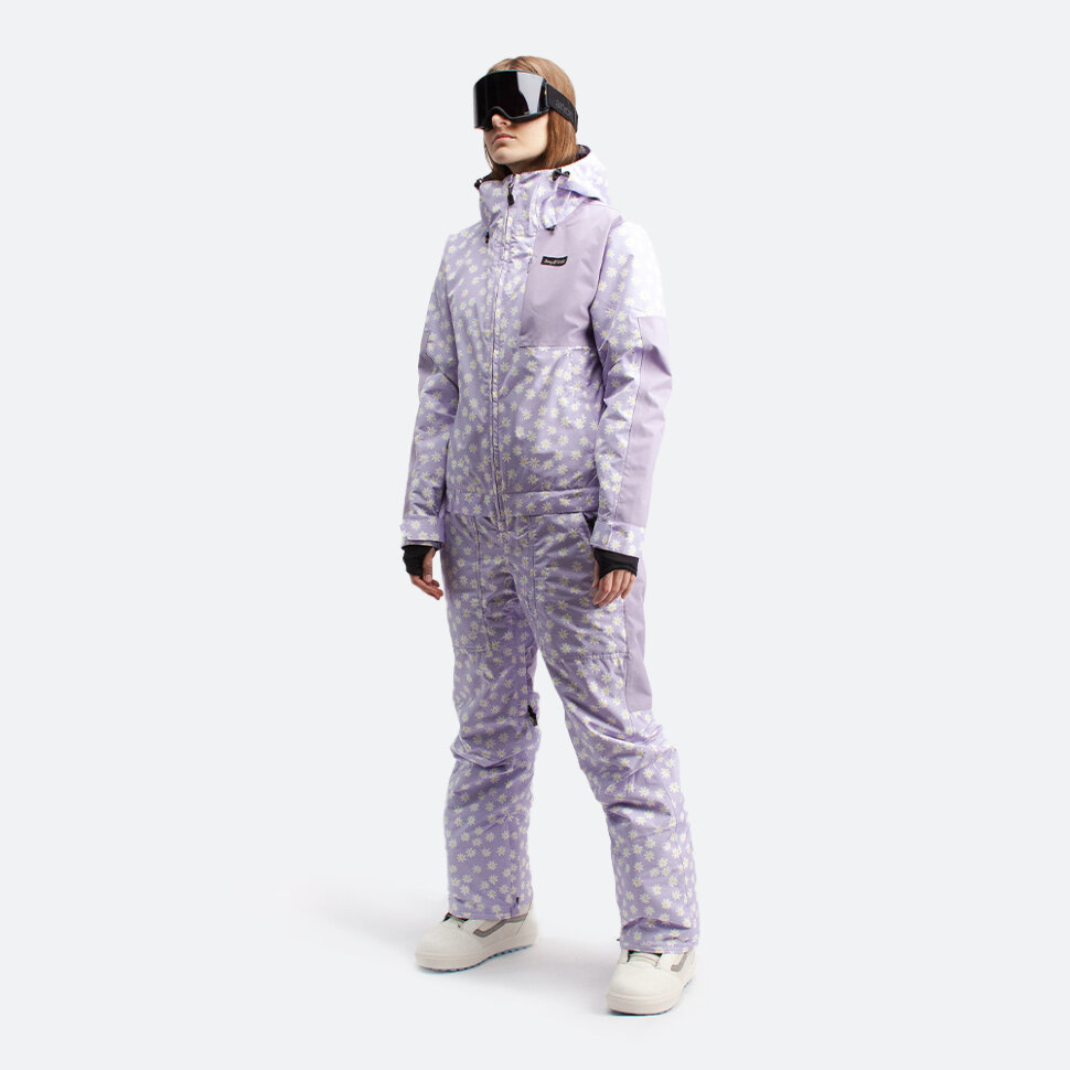 фото Комбинезон для сноуборда женский airblaster w's insulated freedom suit lavender daisy 2022