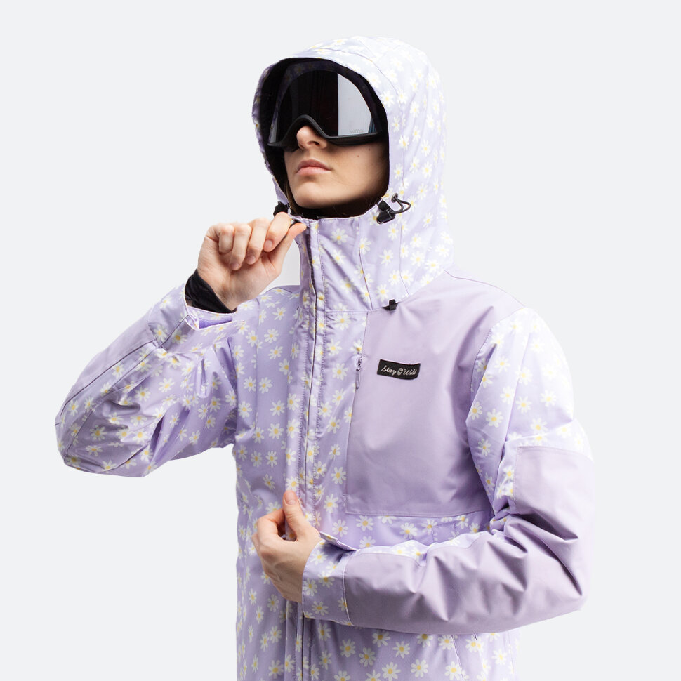 Комбинезон для сноуборда женский AIRBLASTER W'S Insulated Freedom Suit Lavender Daisy 2022 847678165897, размер XS - фото 3