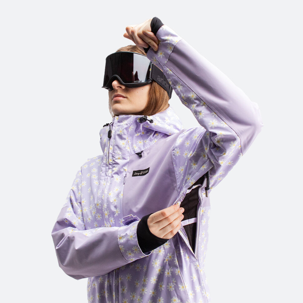 Комбинезон для сноуборда женский AIRBLASTER W'S Insulated Freedom Suit Lavender Daisy 2022 847678165897, размер XS - фото 4