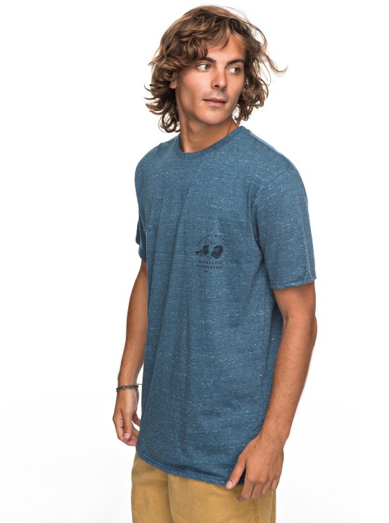 Футболка мужская QUIKSILVER Orglonglosta M Real Teal Heather, фото 1