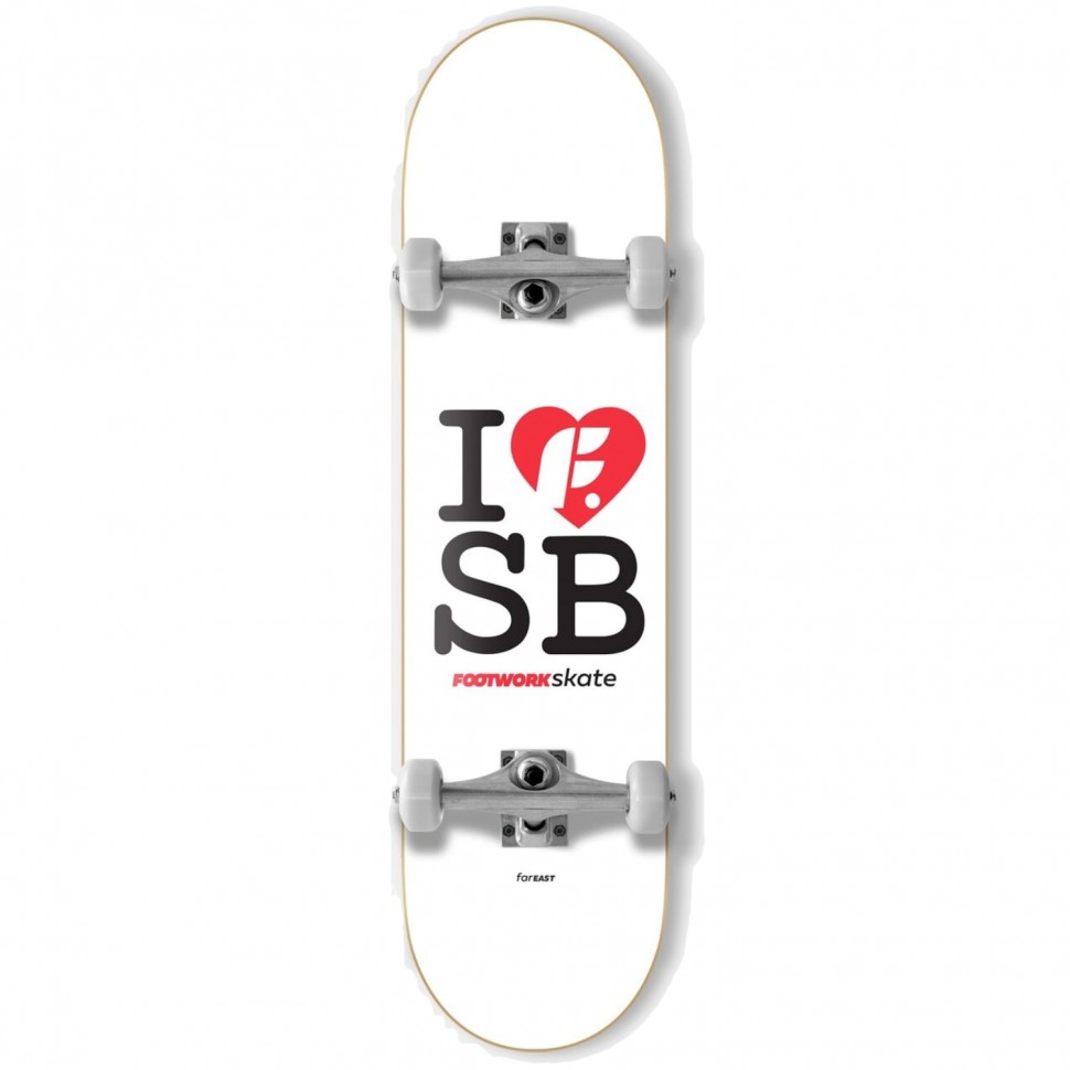Комплект скейтборд FOOTWORK I Love Sb  8 дюйм 2022 4690007004062