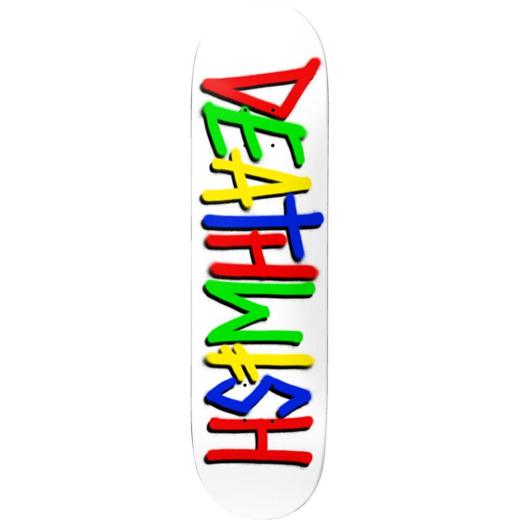 Дека для скейтборда DEATHWISH Deathspray Deck Multi White 8 дюйм, фото 1