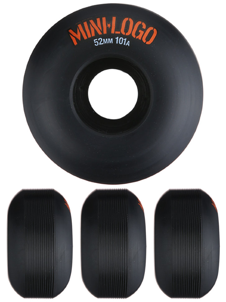 Колеса для скейтборда MINI LOGO C-Cut Black 52 mm 845584050207 Фото 2
