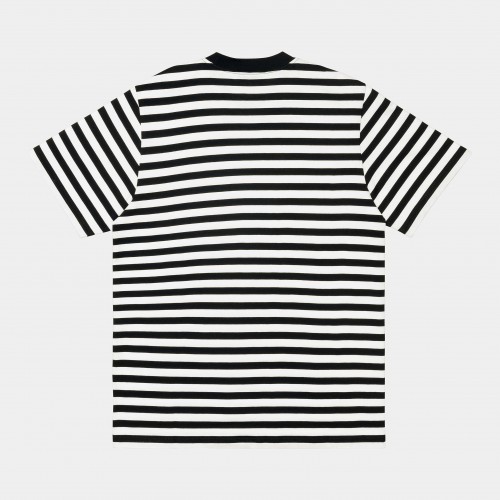 Футболка CARHARTT WIP S/S Scotty Pocket T-Shirt Scotty Stripe, Black / White 2021, фото 2