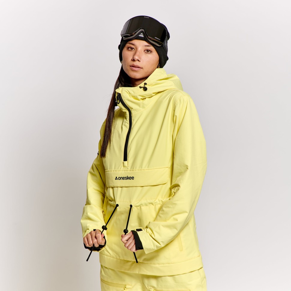 фото Комбинезон горнолыжный женский oneskee smock lemon 2024