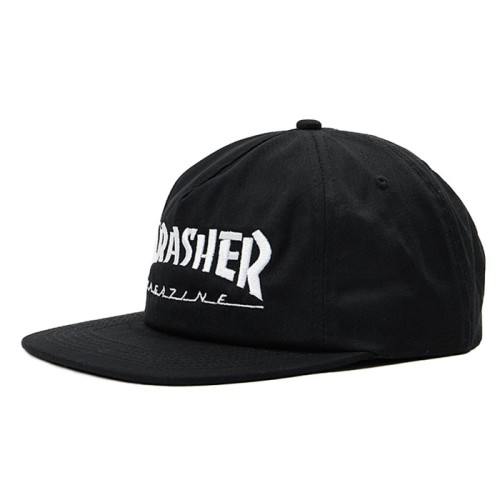 Кепка THRASHER Mag Logo Snapback Black/White, фото 1