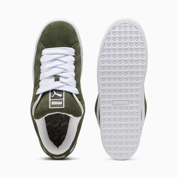 Кеды PUMA Suede Xl SS24 Dark Olive-Puma White фото 3