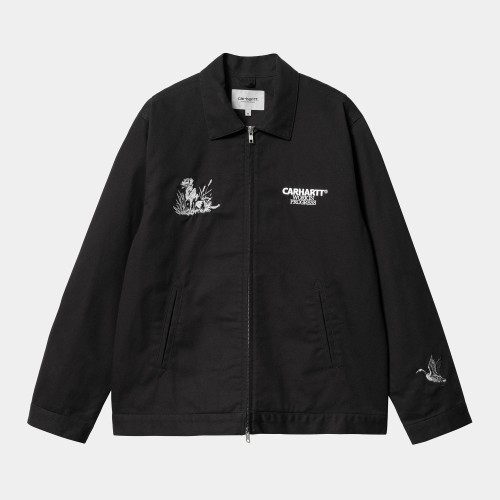 Куртка CARHARTT WIP Ducks Jacket SS24 Black, фото 1