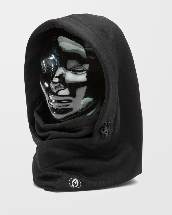 Балаклава VOLCOM Hydro Fleece Hood Thingy FW25 Black Print, фото 1