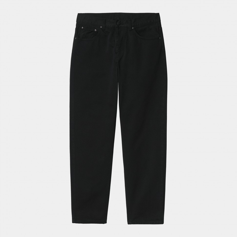 Брюки CARHARTT WIP Newel Pant Black (Garment Dyed) 2021 4064958164173, размер 30 - фото 1