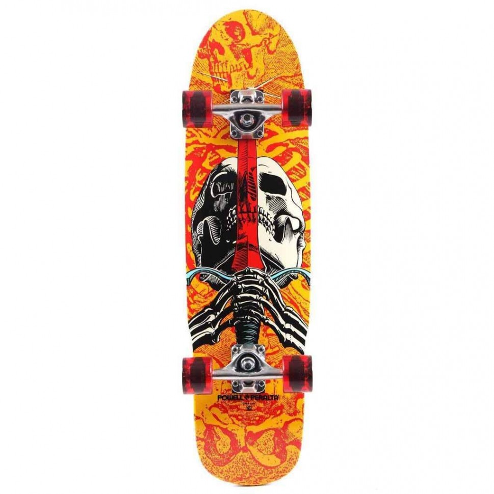 

Комплект скейтборд POWELL PERALTA Mini Skull & Sword, Оранжевый