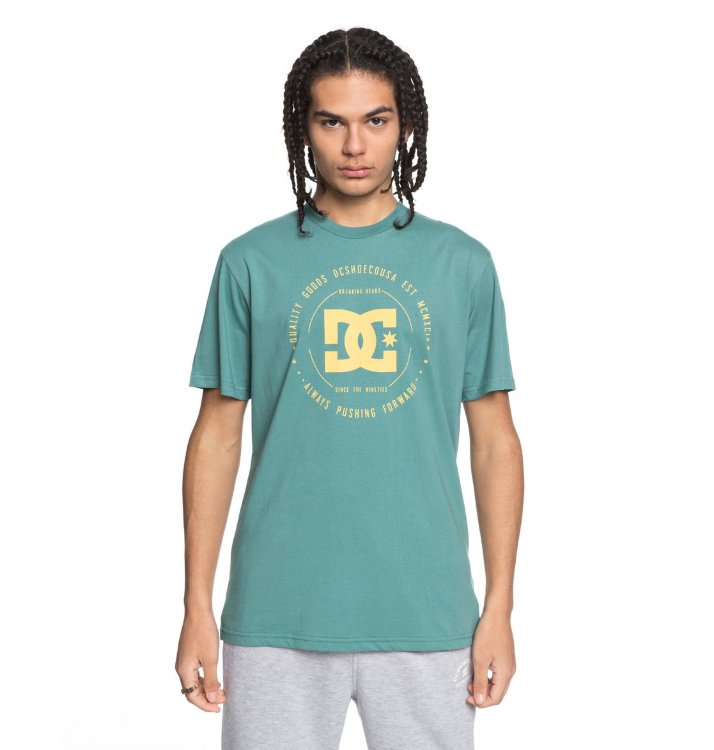 Футболка мужская DC SHOES Rebuilt 2 Ss M Deep Sea/ Snapdragon, фото 1